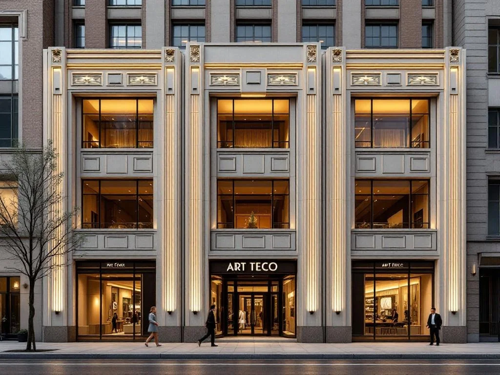 Art Deco Commercial Facade
