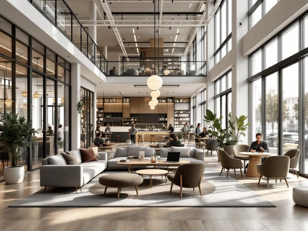 Public — Co-working Open Lounge, Daylight